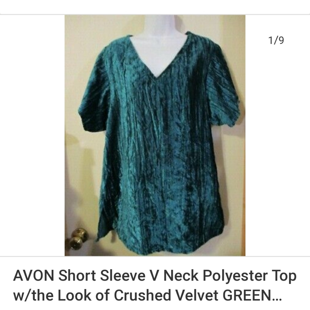 Red crushed velvet top